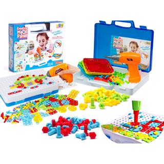 Pricenet  Schraubendreher Bohrschrauber Bauklötze 151 Elemente 