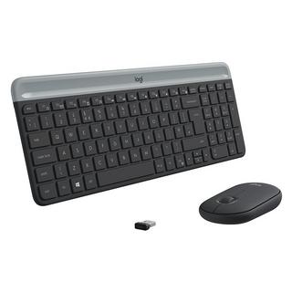 Logitech  MK470 (US, Kabellos, Schwarz) 