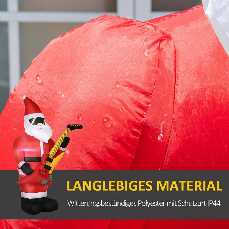 Outsunny Père Noël gonflable  