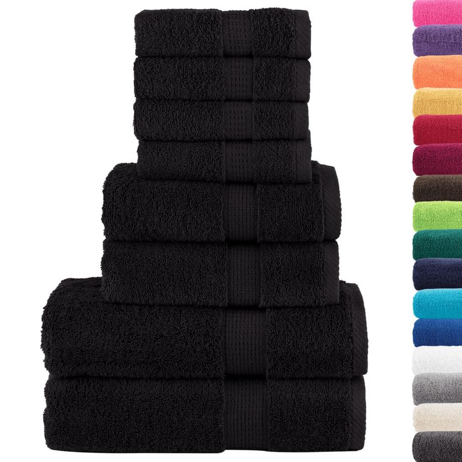 VidaXL set di asciugamani Cotone  