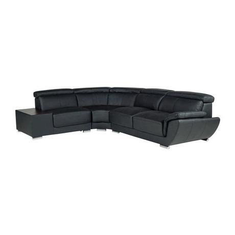 Vente-unique Ecksofa Leder NAHIA Ecke Links  