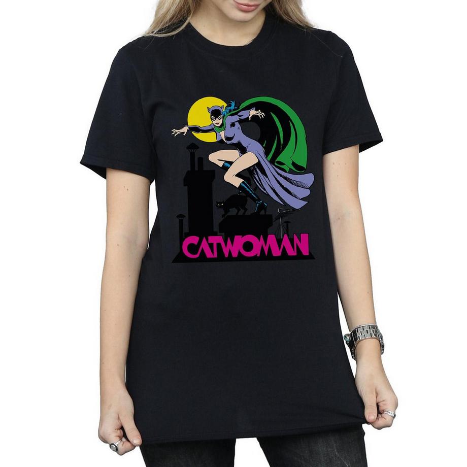 DC COMICS Catwoman Grafikdruck T-Shirt  