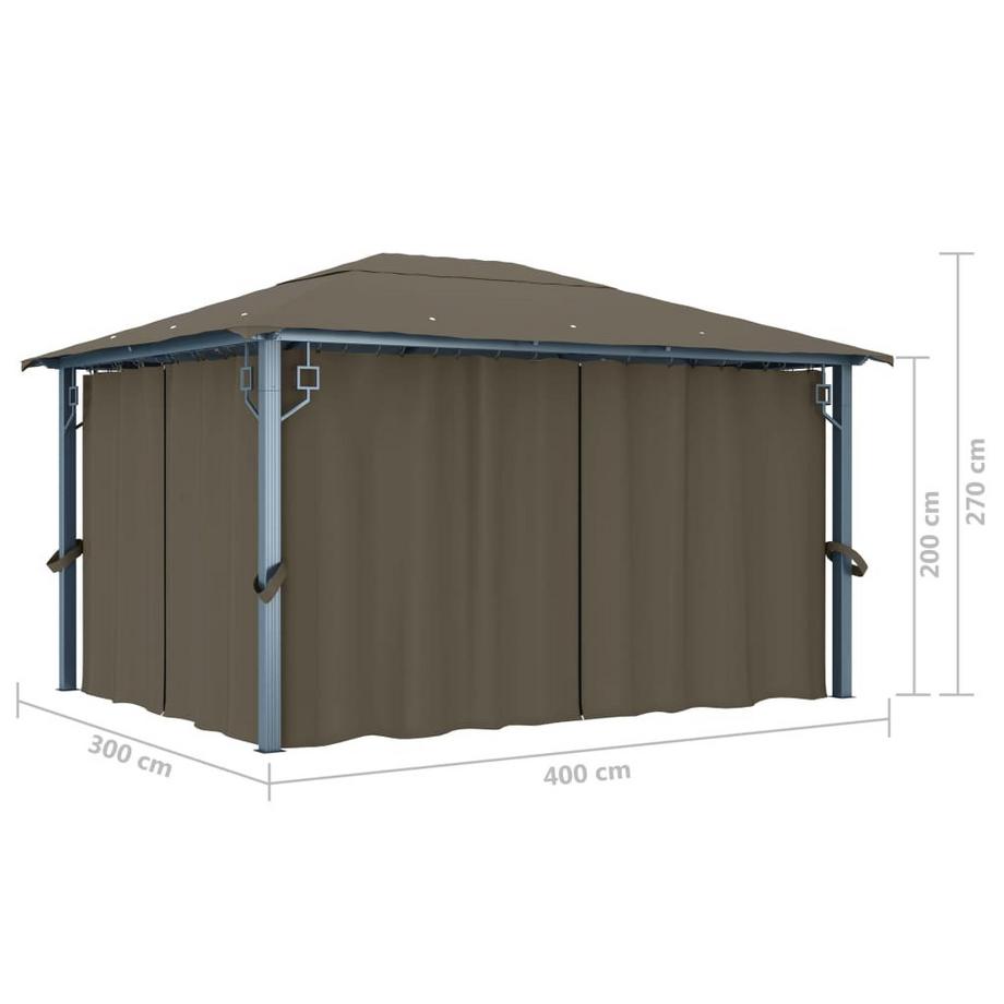 VidaXL Gartenpavillon gewebe  