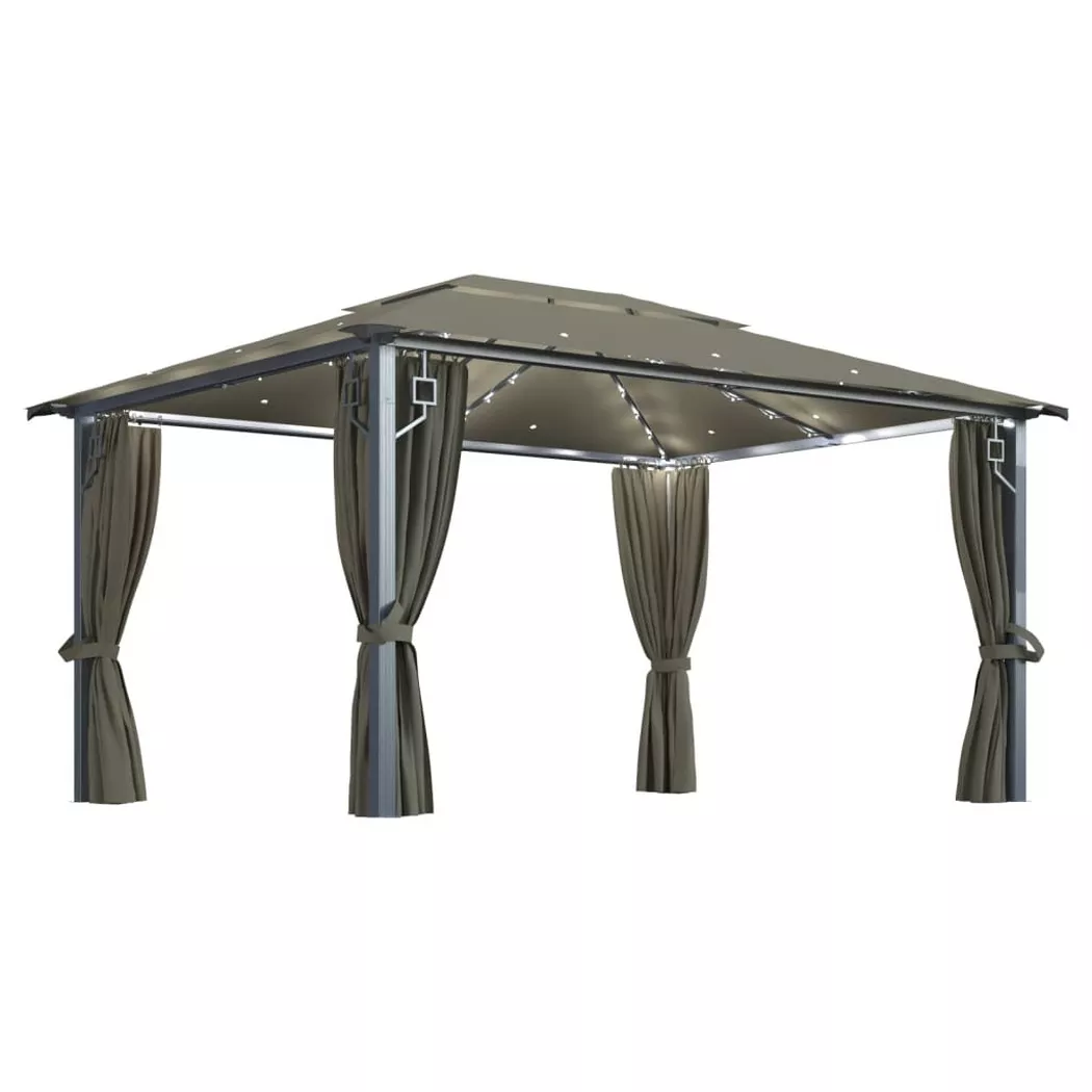 VidaXL - Gartenpavillon gewebe, One Size, Beige