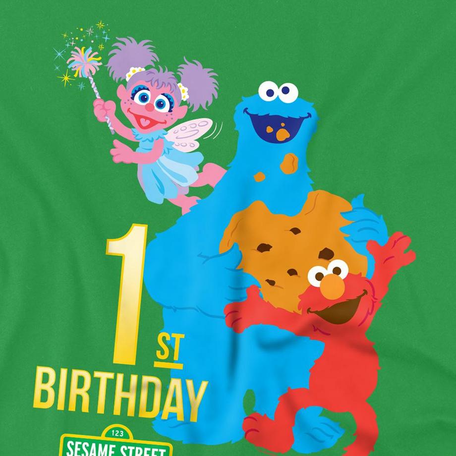 Sesame Street Maglietta 1° Compleanno  