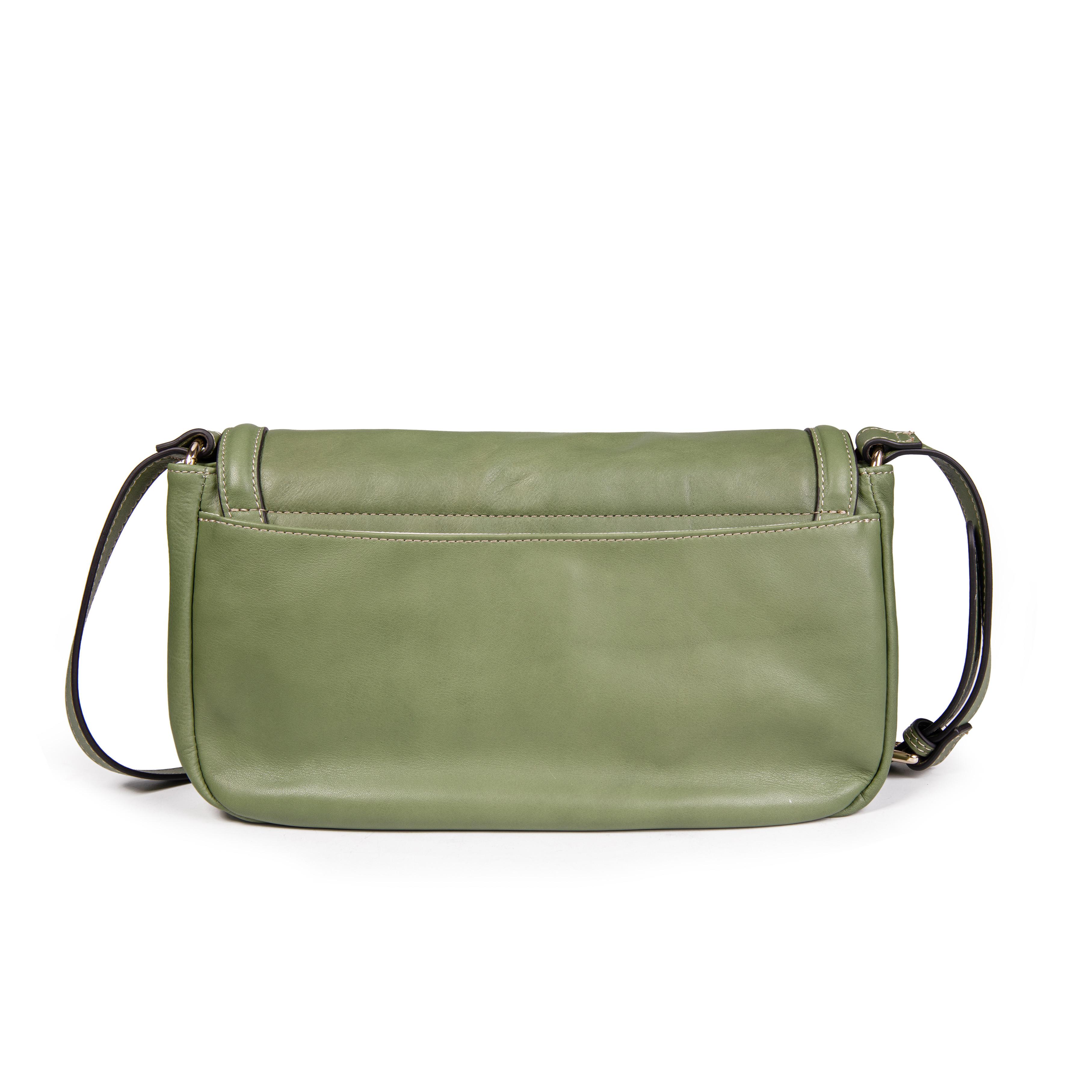 Kate Lee  Kate Lee sac bandoulière en cuir New Zelie vert 