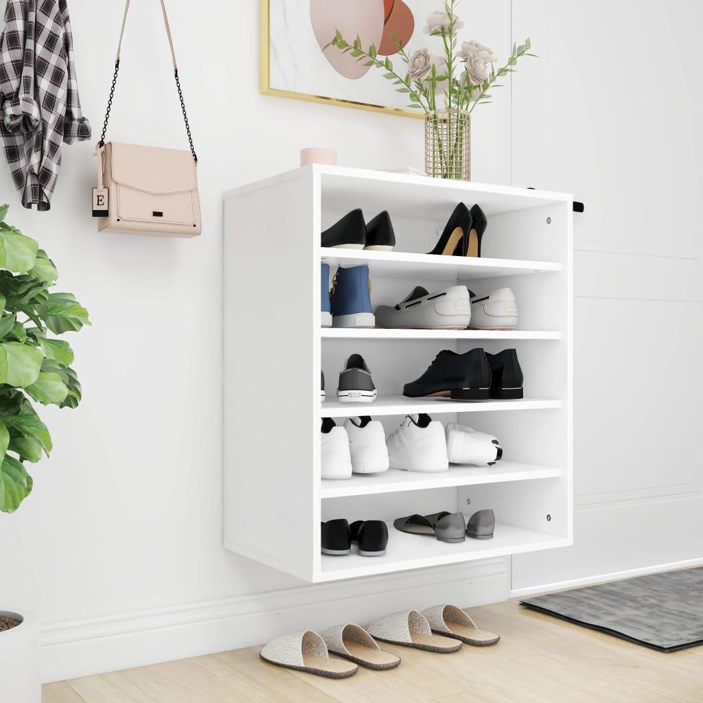 VidaXL Armoire à chaussures bois d'ingénierie  