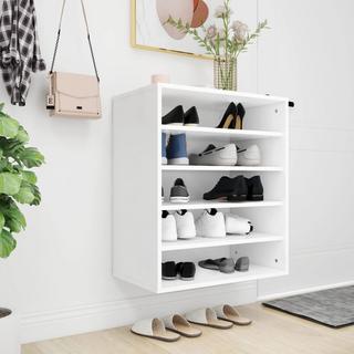 VidaXL Armoire à chaussures bois d'ingénierie  