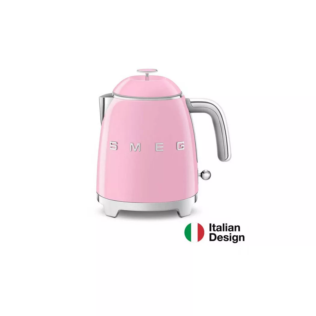 smeg – 50’s Style Mini Wasserkocher, Pink, 0.8L