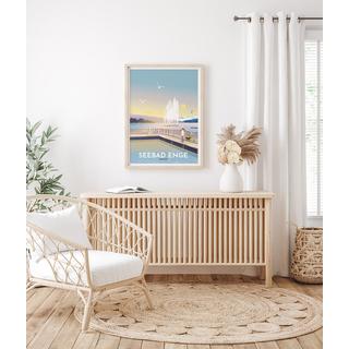 La-Jonx Seebad Enge - Hiver - Poster  