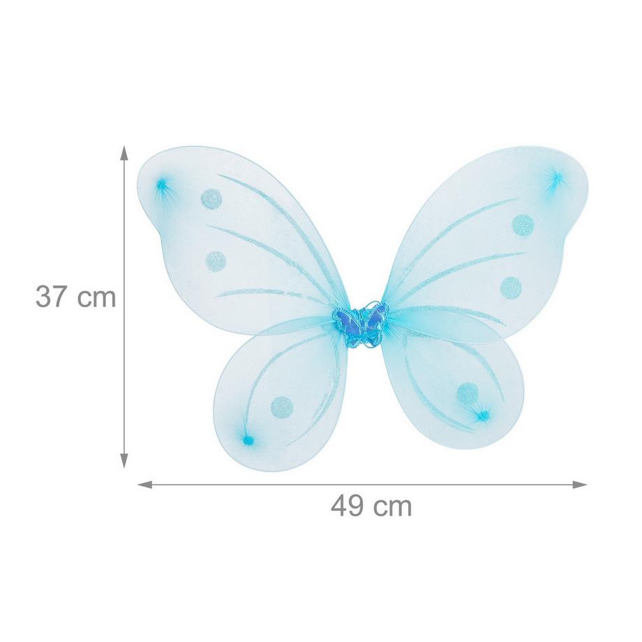 B2X  Feenflügel mit Zauberstab 