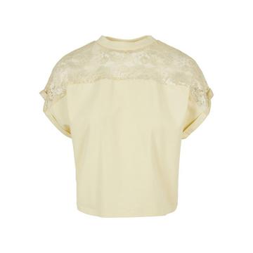 kurzes t-shirt aus spitze, oversized gt