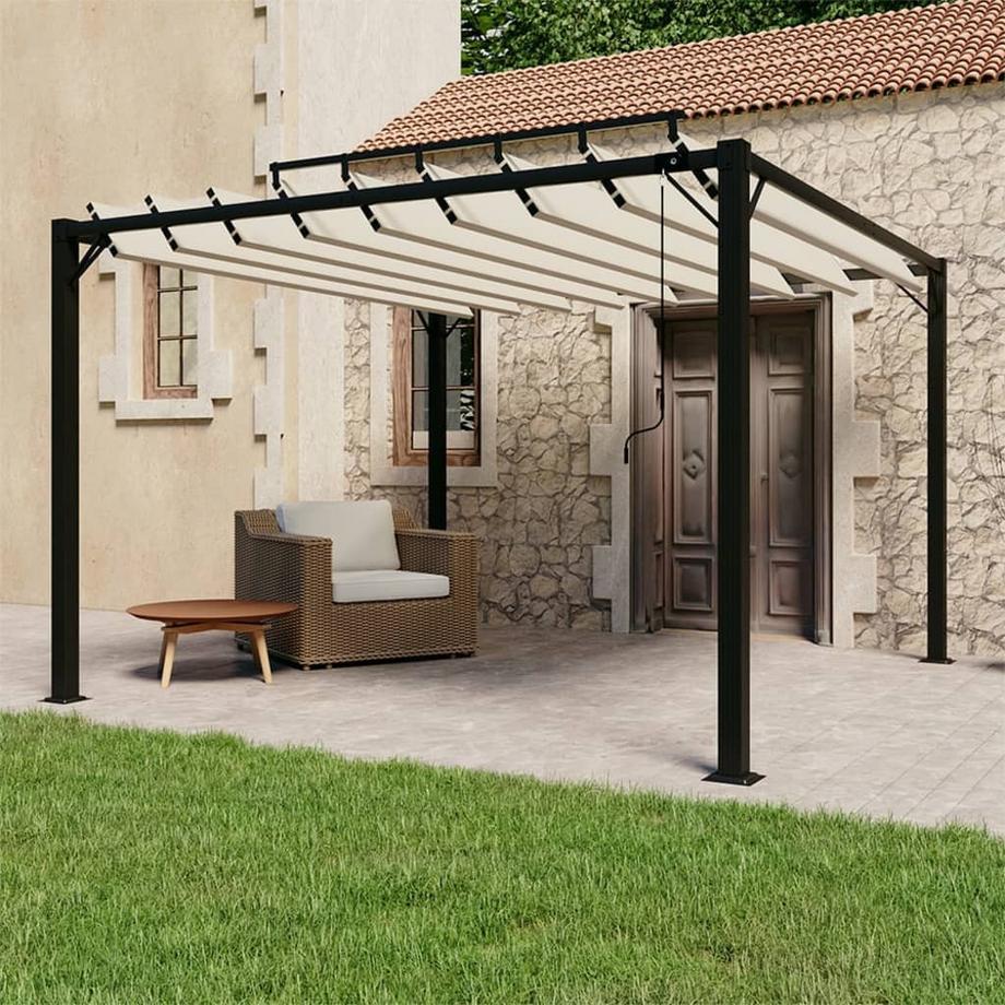 VidaXL gazebo Tessuto  