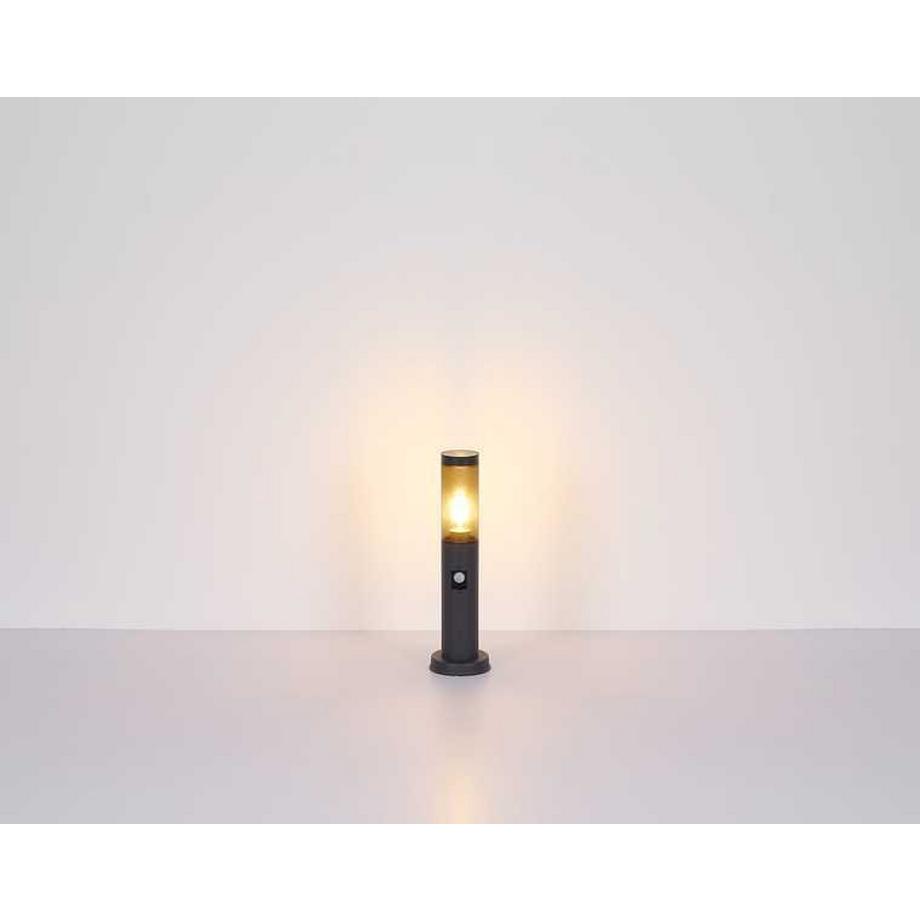 mutoni Luminaire extérieur Boston inox anthracite 1xE27 13x13x45  