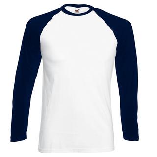 Fruit of the Loom  Long Sleeve Baseball-T-Shirt 