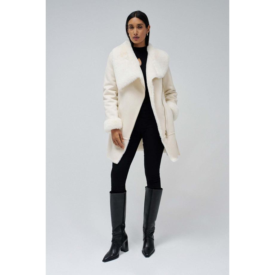 Salsa Long Shearling Wintermantel  