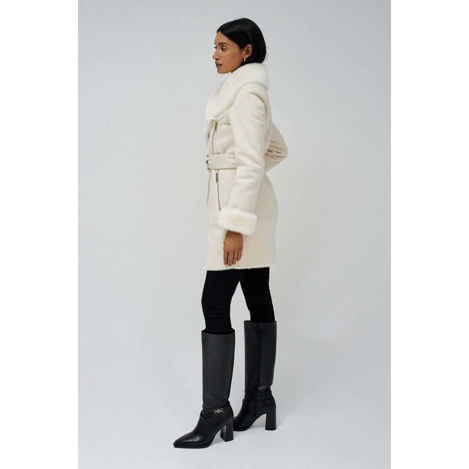Salsa Long Shearling Wintermantel  