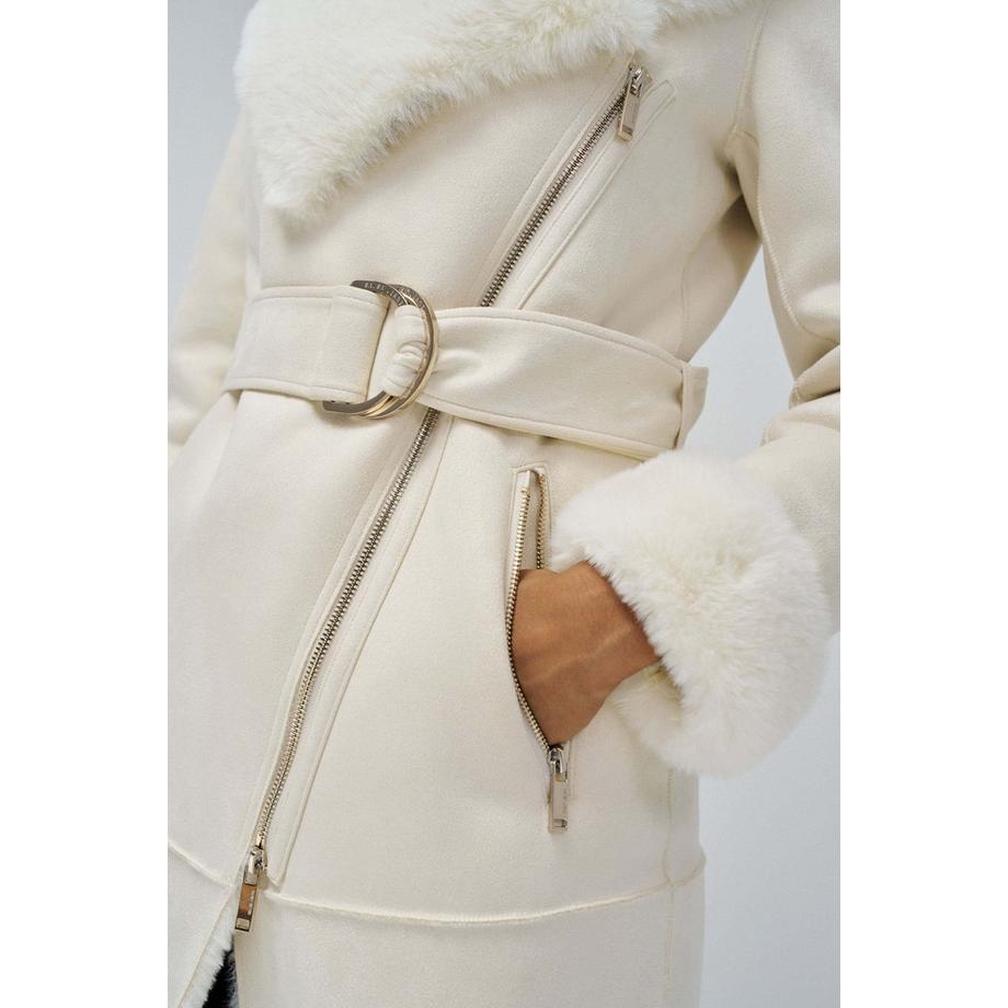 Salsa Long Shearling Wintermantel  