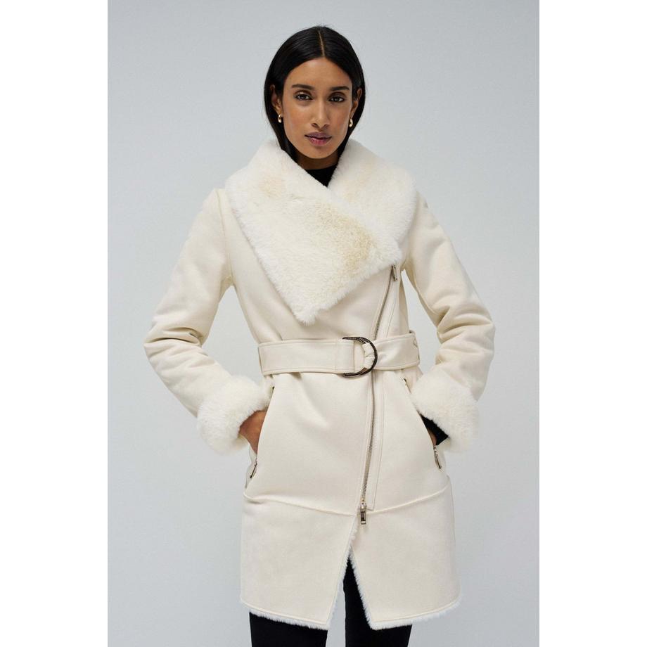 Wintermantel Long Shearling