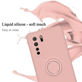 Cadorabo  Hülle für Huawei NOVA 6 SE  P40 LITE  NOVA 7i TPU Silikon mit Ring Liquid 