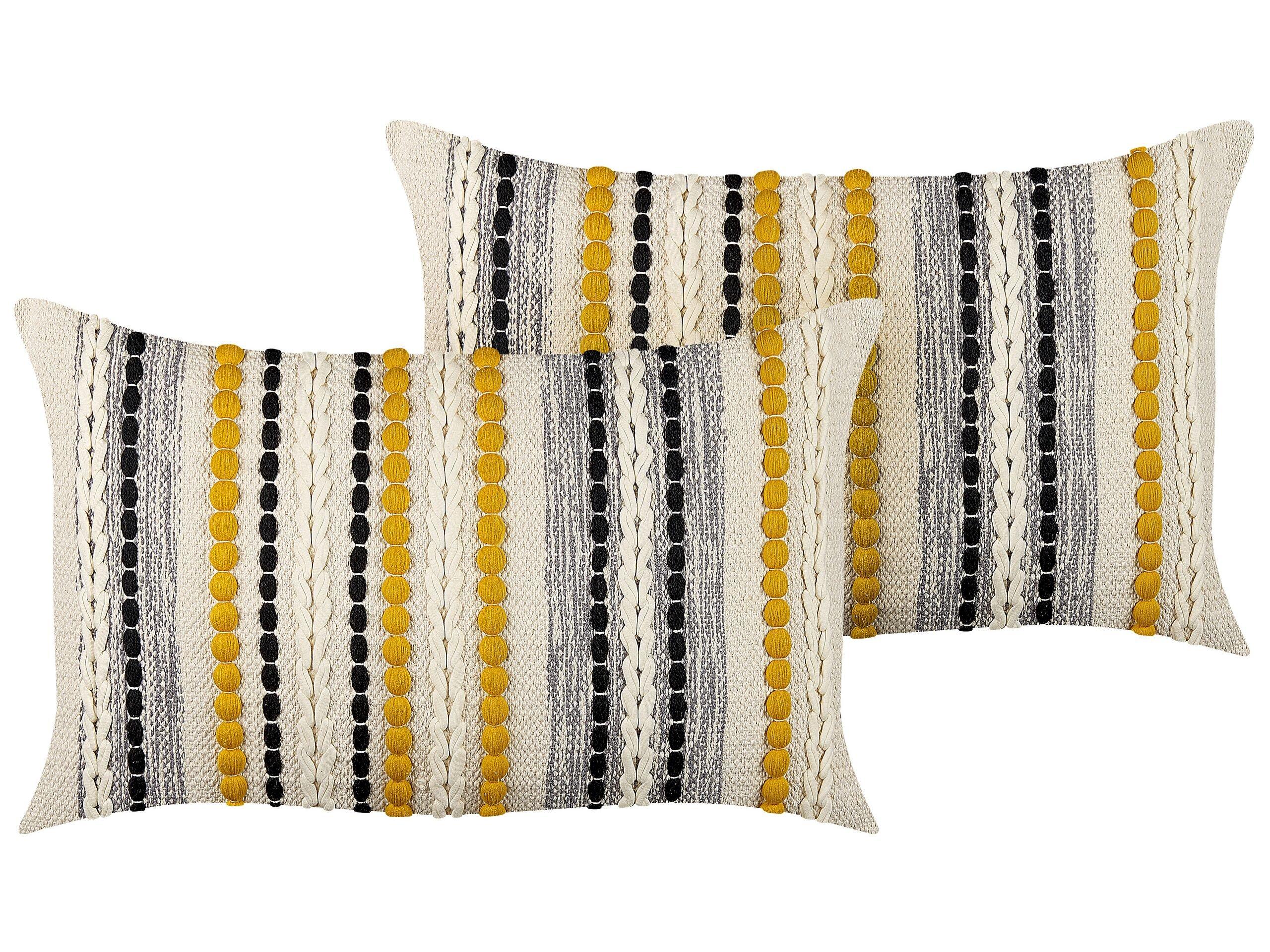 Image of Kissen 2er Set aus Baumwolle Boho ARDISIA Kissen 2er Set aus Baumwolle Boho ARDISIA