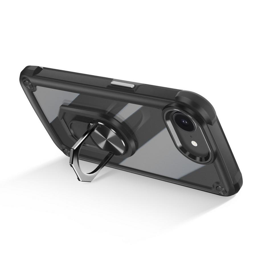 Avizar  Hülle mit Ring iPhone 16e Schwarz 