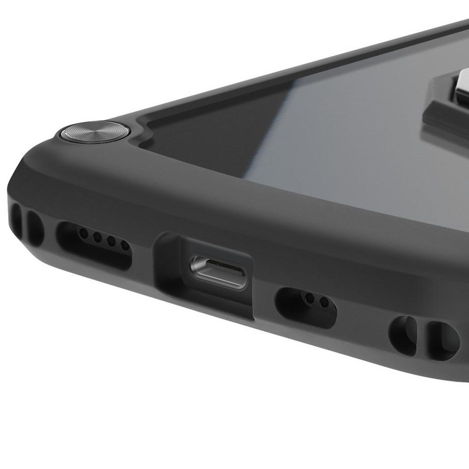 Avizar  Hülle mit Ring iPhone 16e Schwarz 