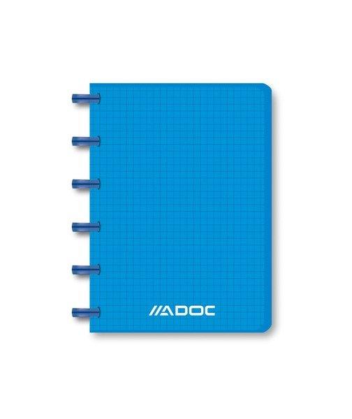 ADOC ADOC Notizheft Pap-Ex A6 2044.104 kariert blau  