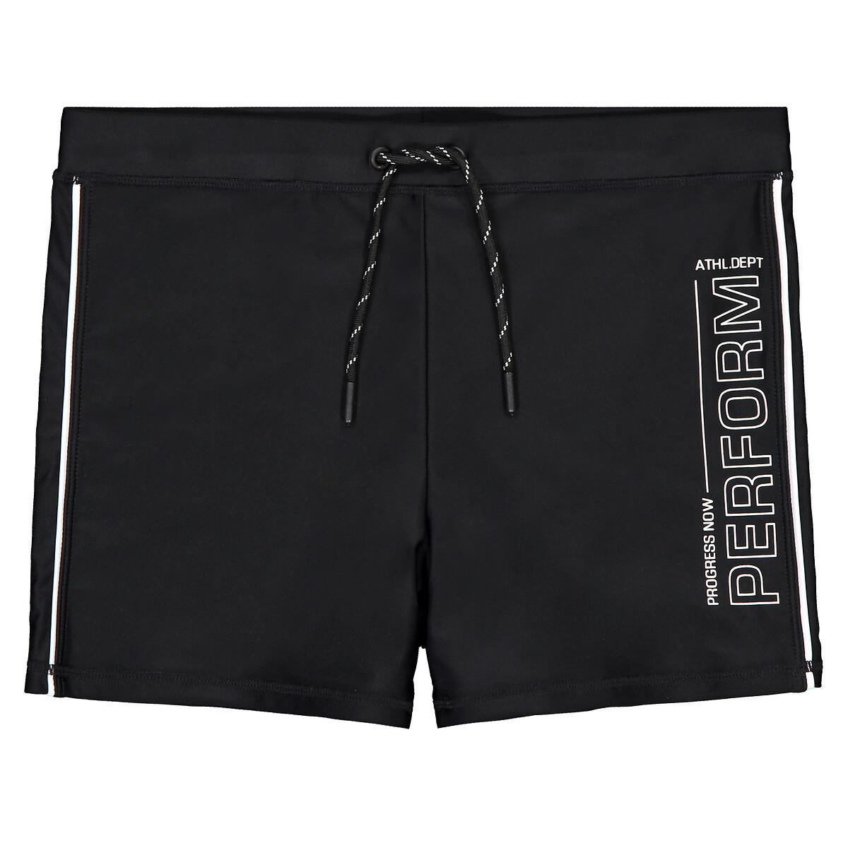 Image of Badeshorts Jungen Schwarz 176