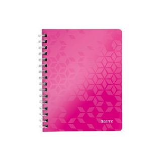 Leitz LEITZ Spiralbuch WOW PP A5 46390023 pink 80 Blatt  