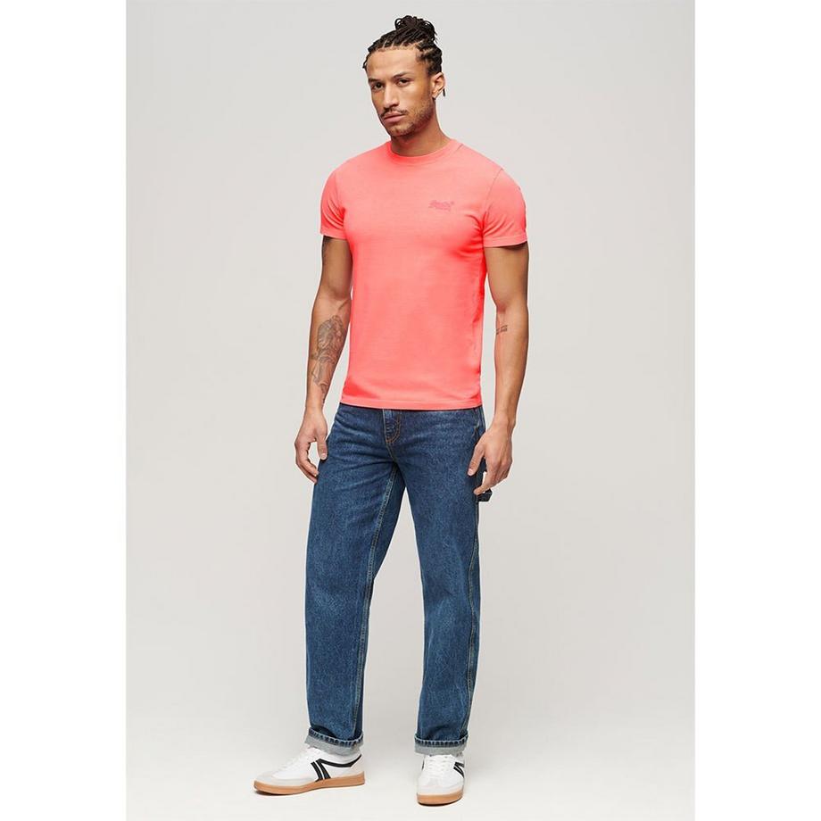 Superdry T-Shirt Essential Logo Ricamato  