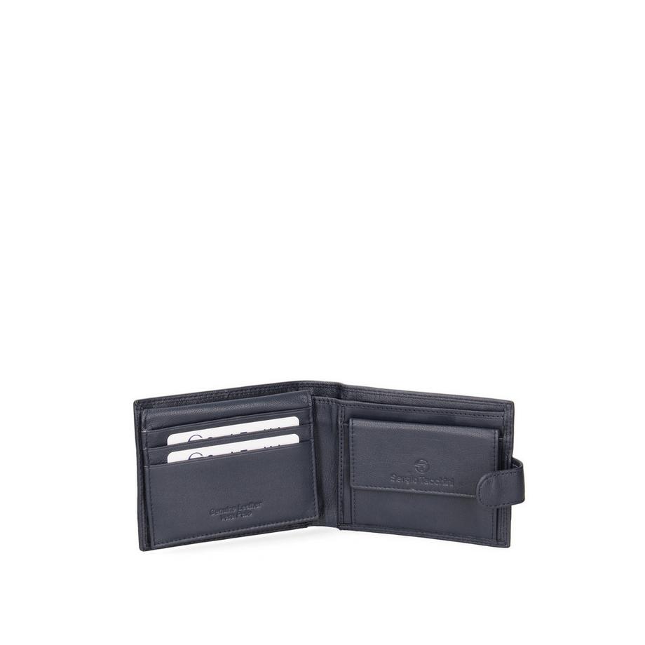 Sergio Tacchini Portafoglio con Chiusura a Bottone Automatico  