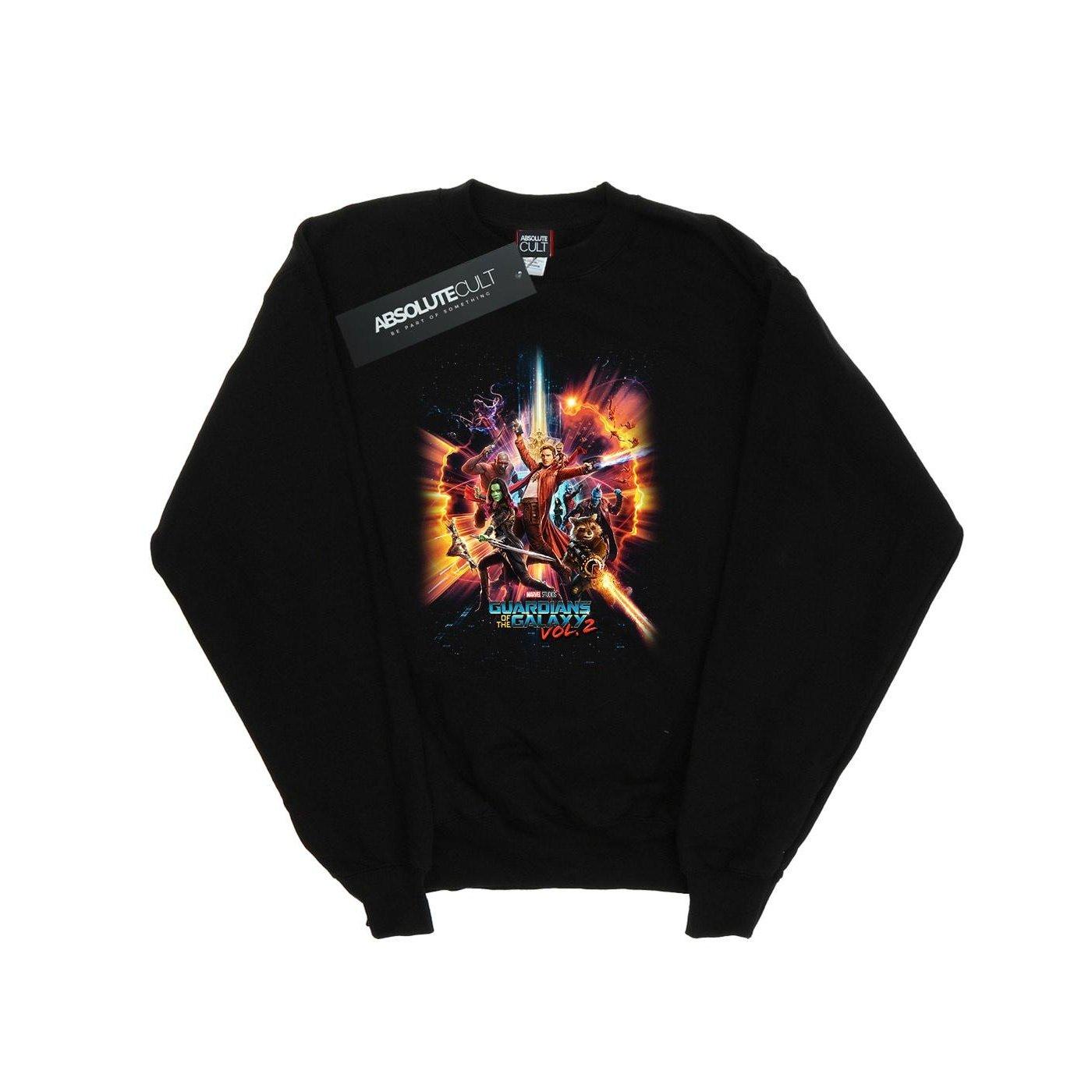 Image of Guardians Of The Galaxy Vol. 2 Team Poster Sweatshirt Unisex Schwarz 128