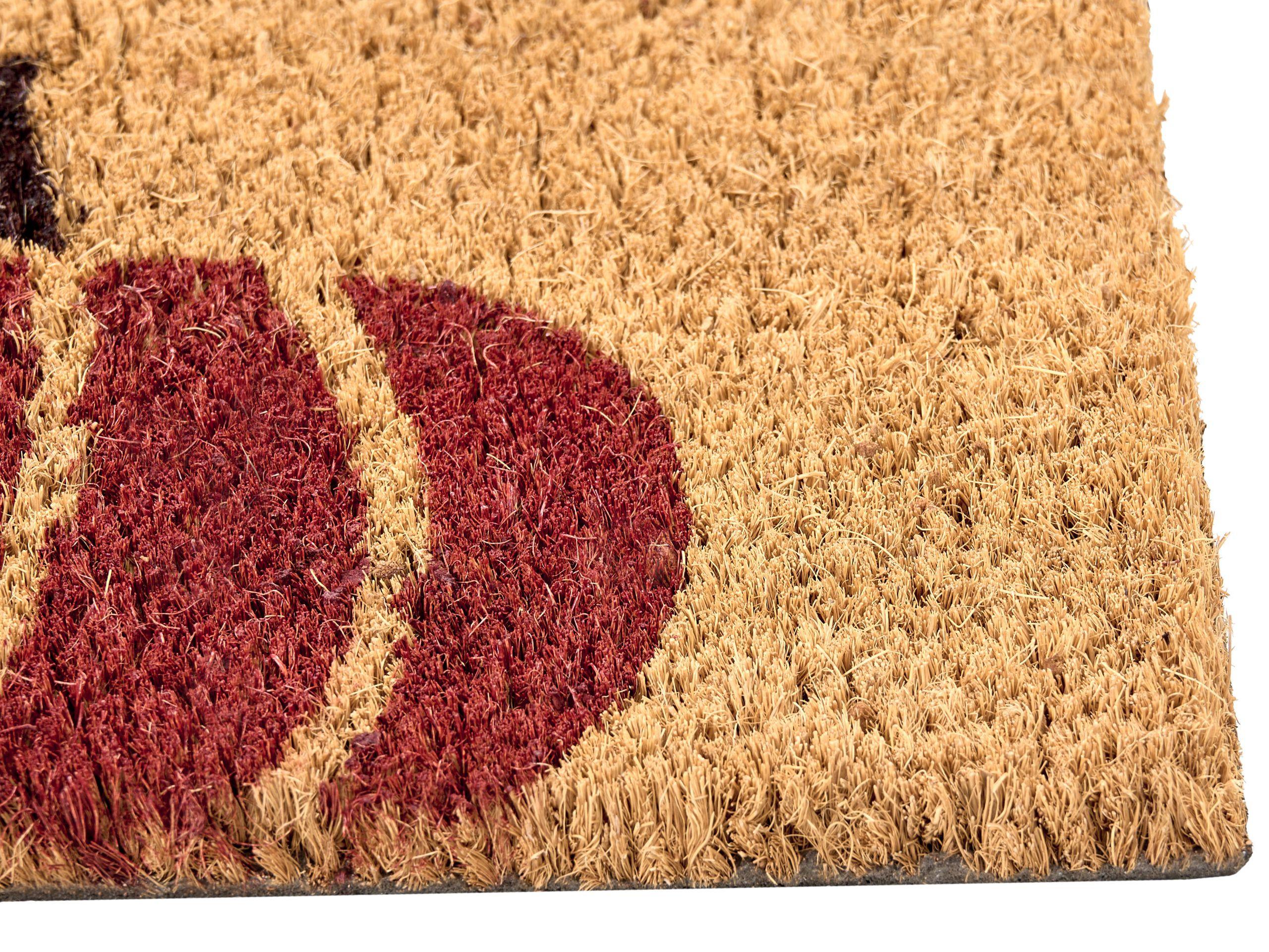 Beliani Tappetino da Ingresso en Fibra di Cocco Cottage PANDIN  