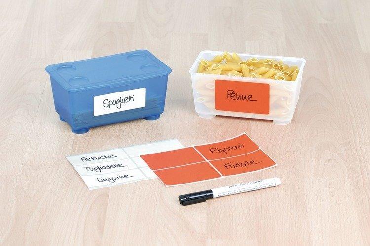 Image of Universal-Etiketten 13x40mm 2360 weiss 896 Stück/32 Blatt Universal-Etiketten 13x40mm 2360 weiss 896 Stück/32 Blatt