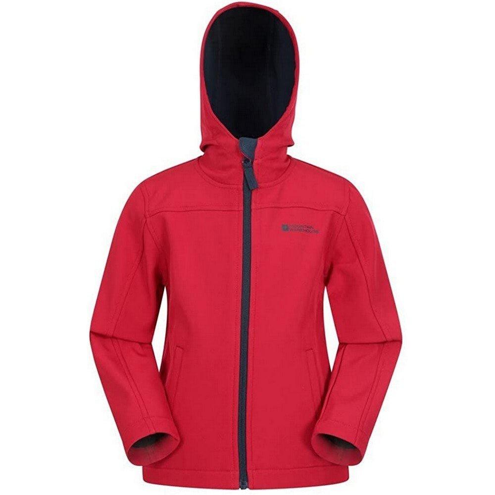 Image of Exodus Softshelljacke Wasserbeständig Mädchen Rot Bunt 116