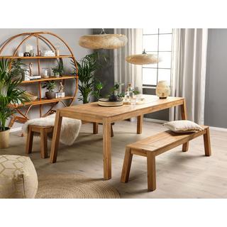 Beliani Tavolo da pranzo da giardino en Legno d'acacia Classico LIVORNO  