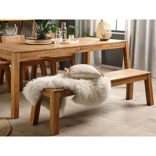 Beliani Tavolo da pranzo da giardino en Legno d'acacia Classico LIVORNO  