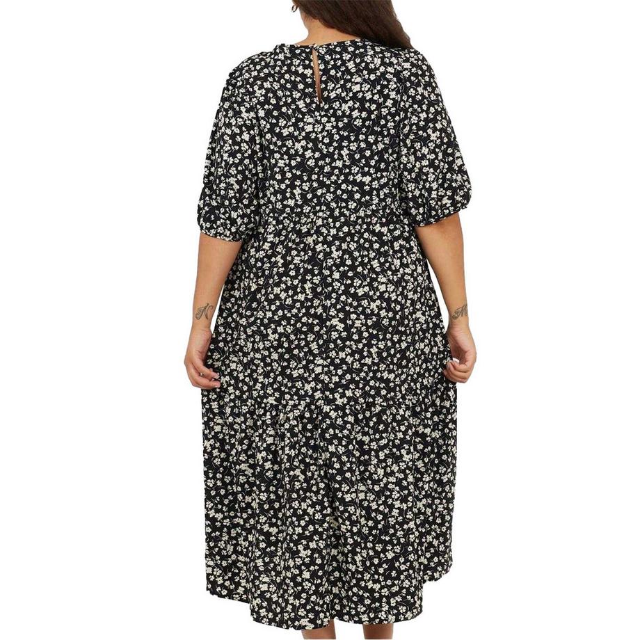 Brave Soul Robe Milongue Manches ¾ Motiftyle Floral  