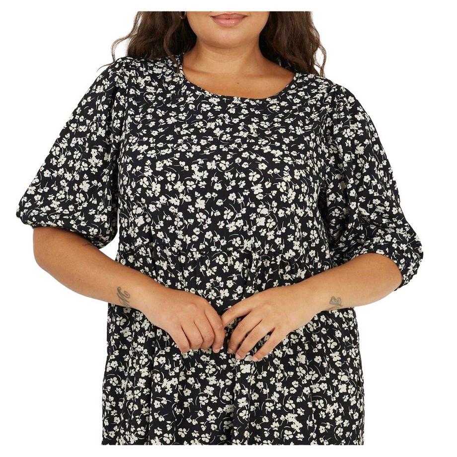 Brave Soul Robe Milongue Manches ¾ Motiftyle Floral  
