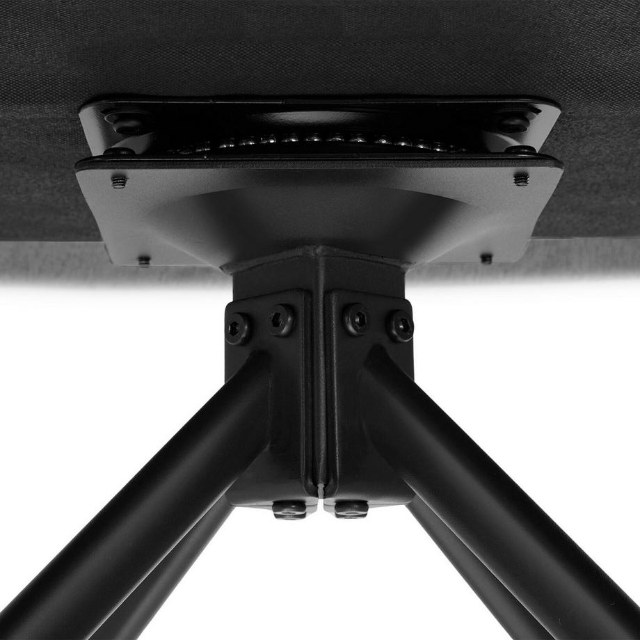 Tectake Chaise de bureau pivotante DAYA tissu robuste et rembourré  
