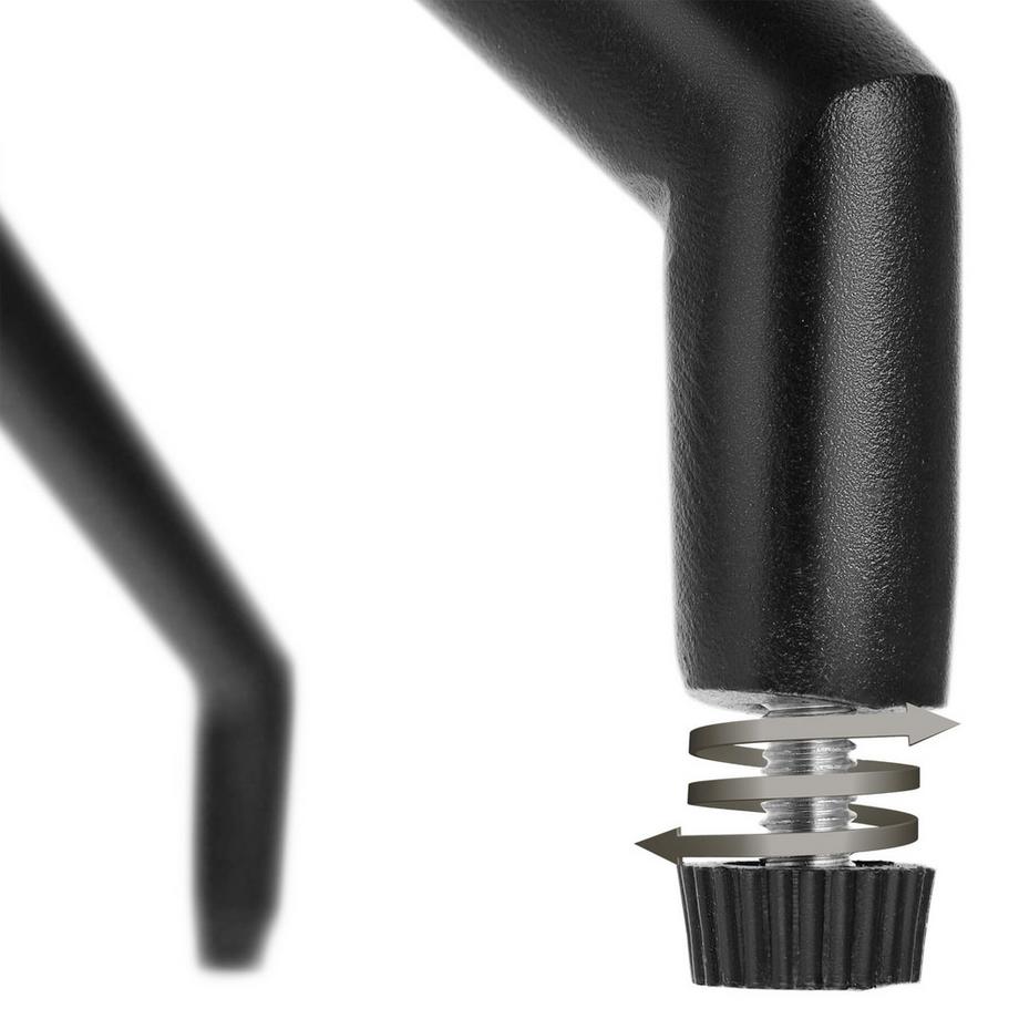 Tectake Chaise de bureau pivotante DAYA tissu robuste et rembourré  