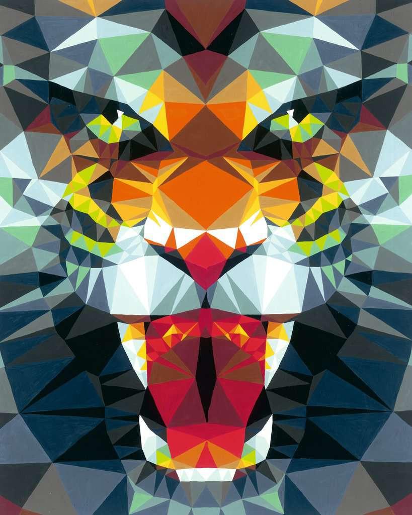 Ravensburger  CreArt Polygon Tiger 