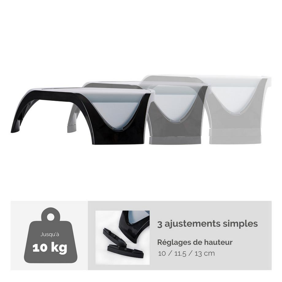 Fellowes  FELLOWES Monitor Ständer Plus 8020801 schwarz/silber 