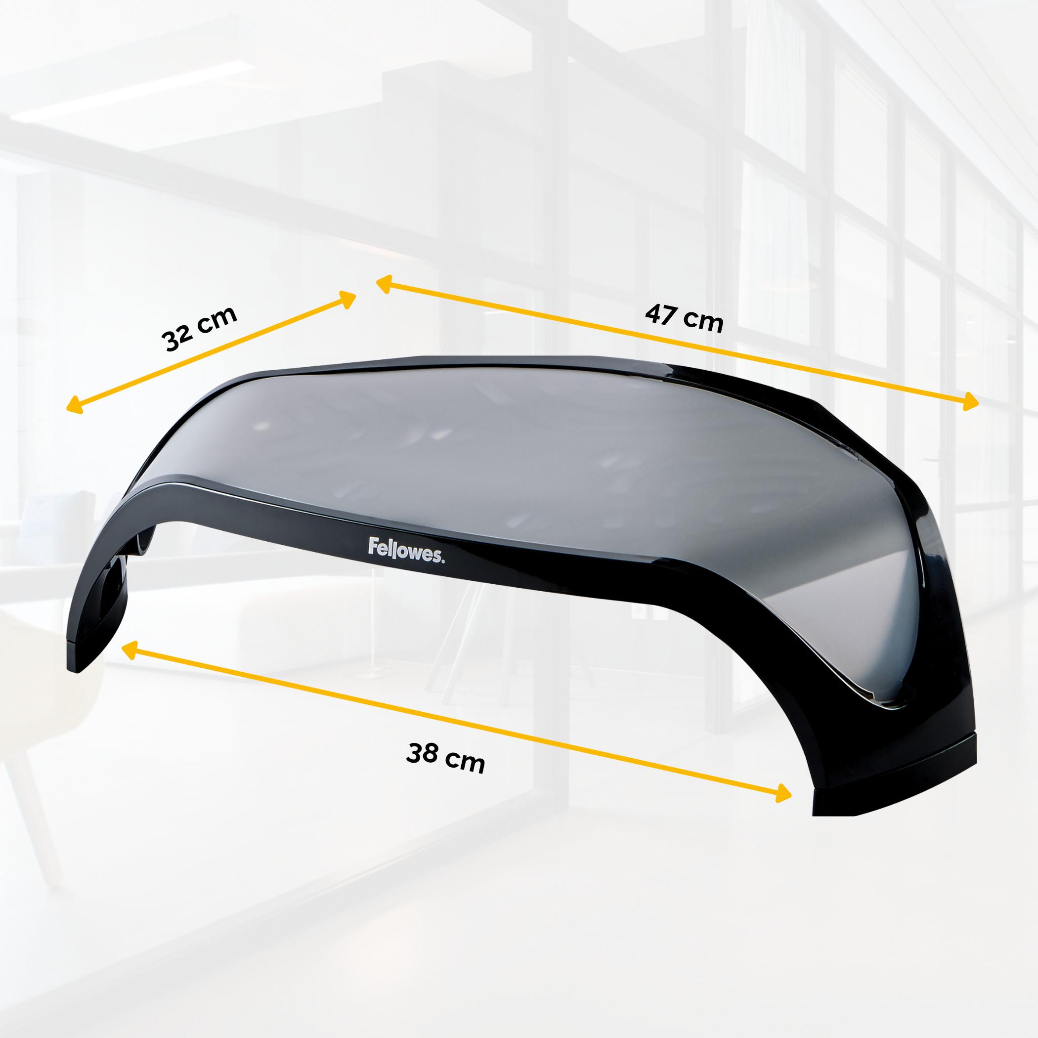 Fellowes  8020801 Supporti a parete per TV 53,3 cm (21") Scrivania Nero 