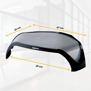 Fellowes  8020801 Supporti a parete per TV 53,3 cm (21") Scrivania Nero 