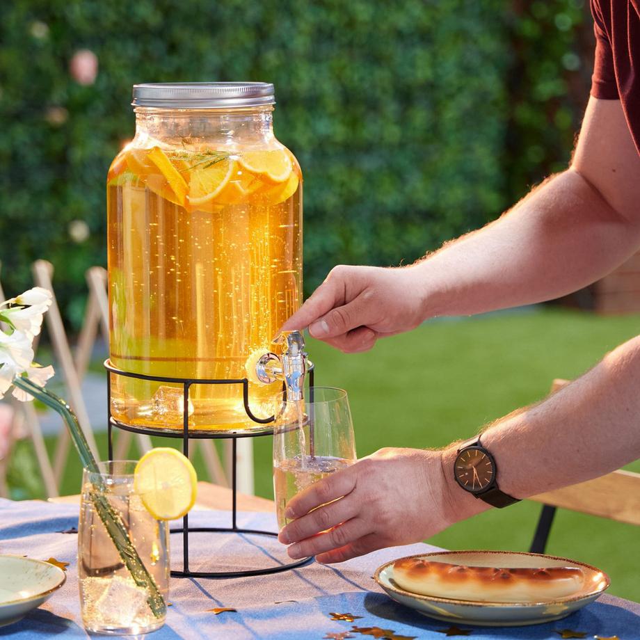 Northix Distributeur de boissons avec support  