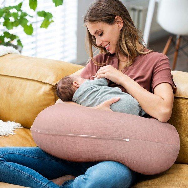 doomoo  Coussin d’allaitement Comfy Big rose vif 