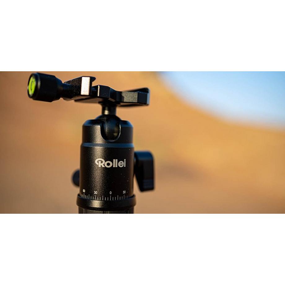 Rollei  Rollei Compact Traveler No. 1 Carbon treppiede Fotocamere digitali/film 3 gamba/gambe Nero, Arancione 