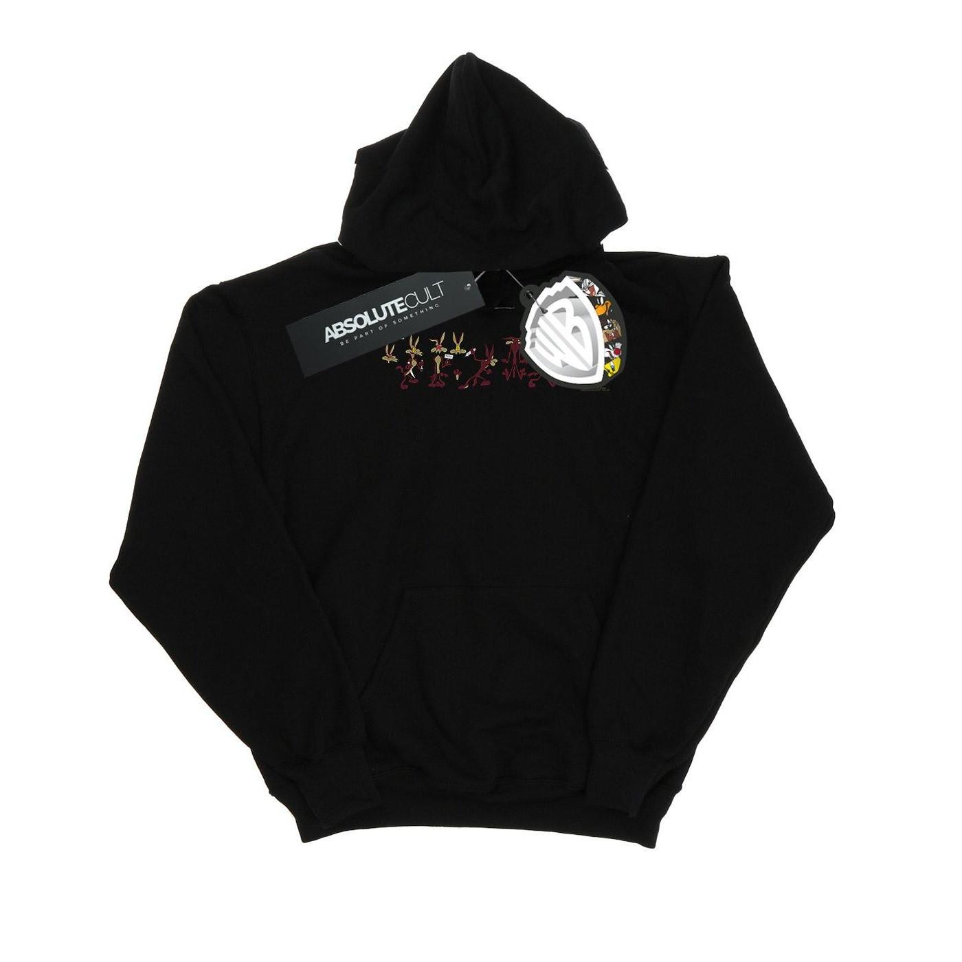 Image of Wile E Coyote Colour Code Kapuzenpullover Herren Schwarz 5XL